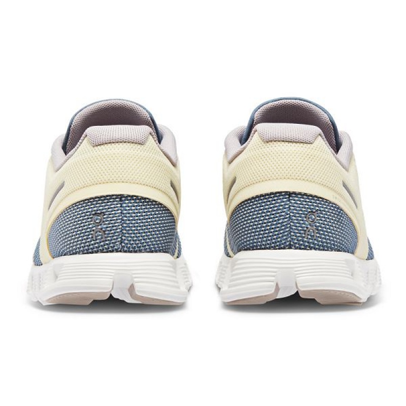 Beige / Blue Women's On Running Cloud 5 Combo Sneakers | 8356129_PH