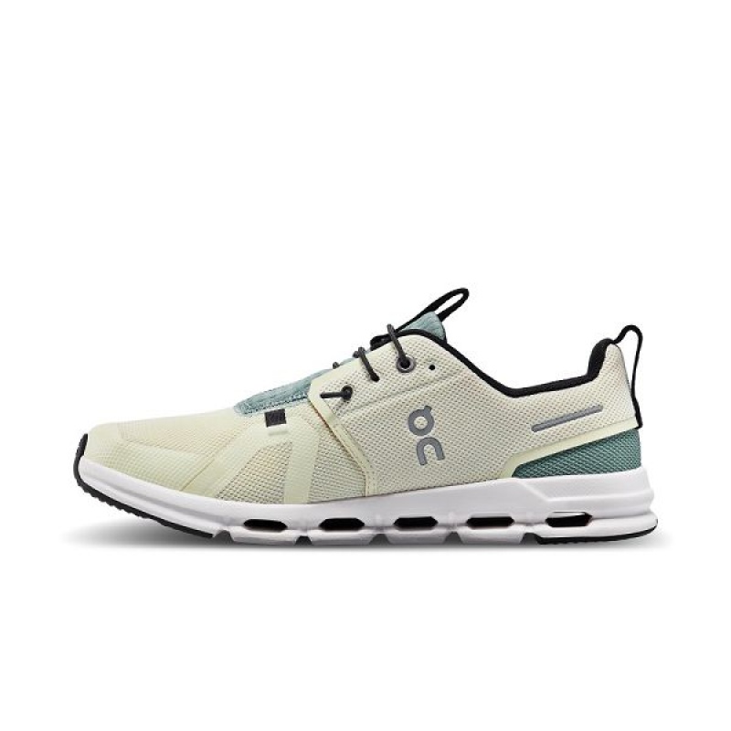 Beige / Green Kids' On Running Cloud Sky Running Shoes | 187623_PH