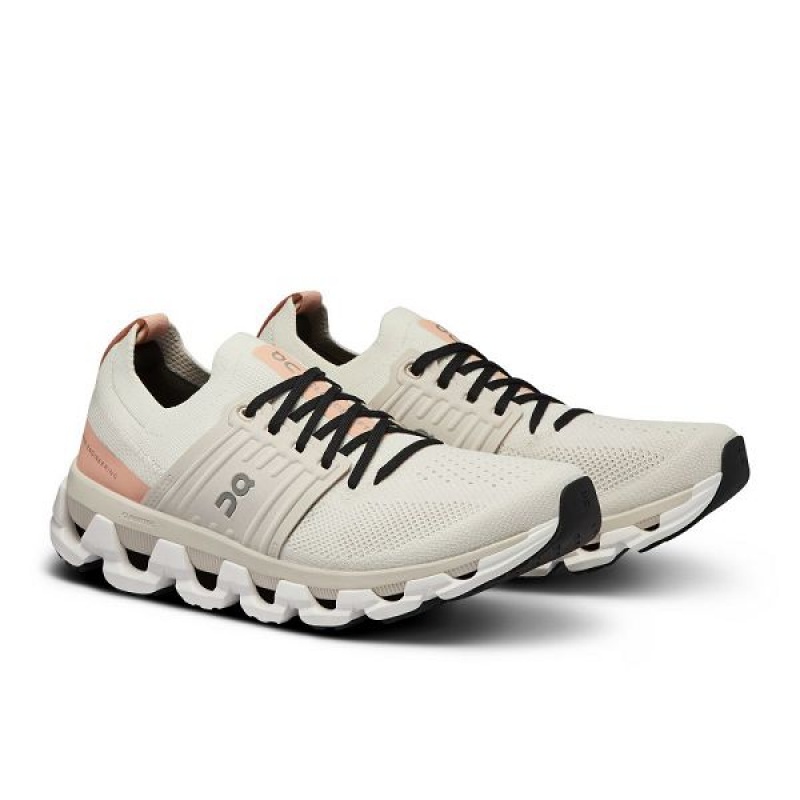 Beige / Rose Women's On Running Cloudswift 3 Road Running Shoes | 3627915_PH