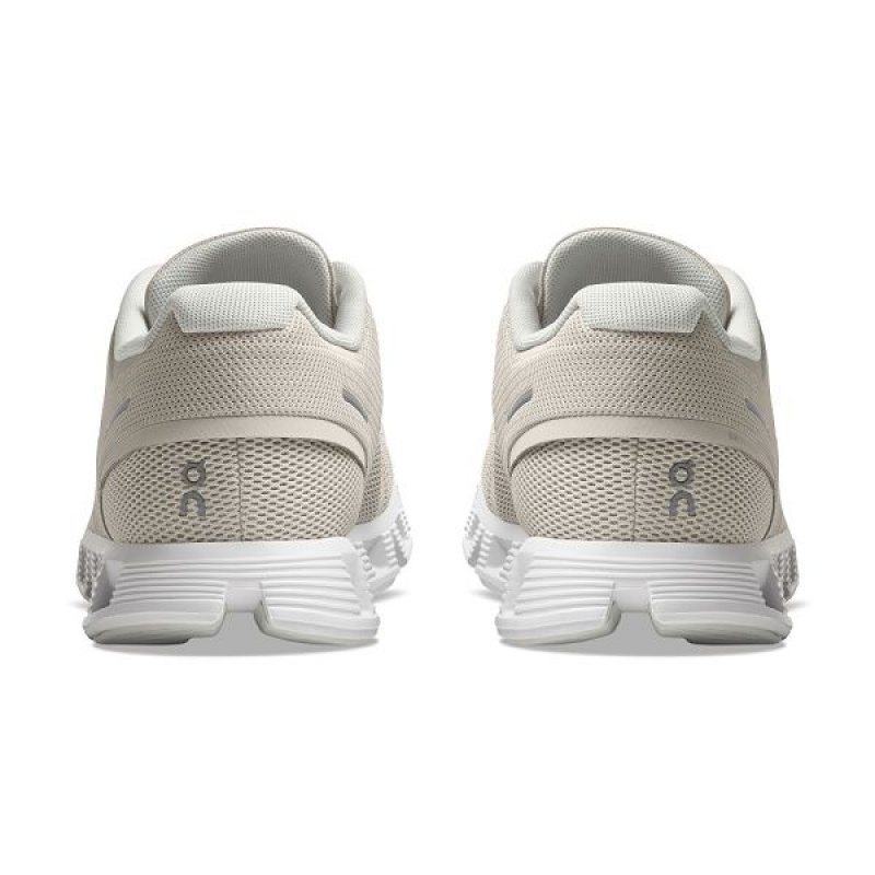 Beige / White Women's On Running Cloud 5 Sneakers | 631745_PH