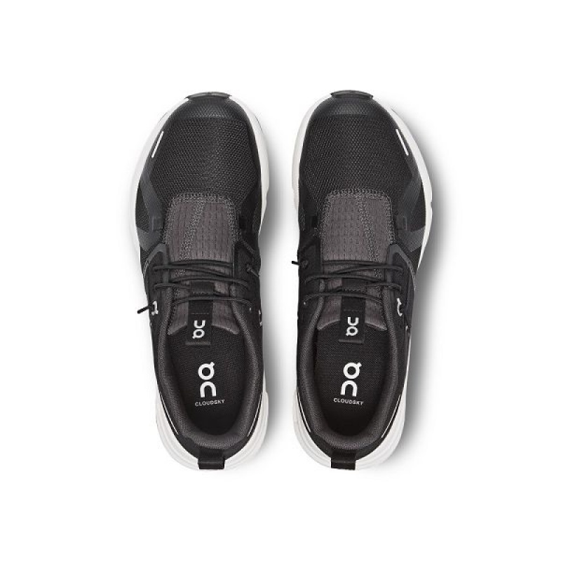 Black Kids' On Running Cloud Sky Running Shoes | 7129856_PH