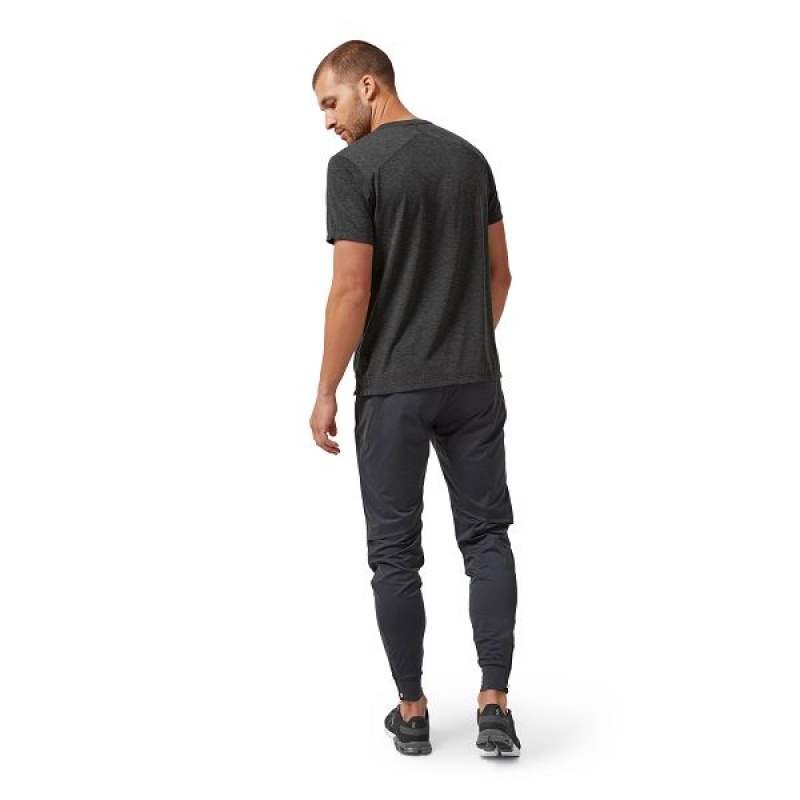 Black Men's On Running Active-T T Shirts | 2893541_PH