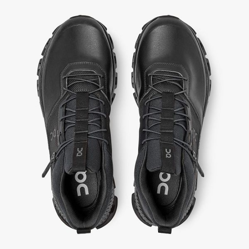 Black Men's On Running Cloud Hi Waterproof Sneakers | 461358_PH