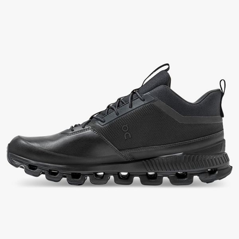 Black Men's On Running Cloud Hi Waterproof Sneakers | 461358_PH