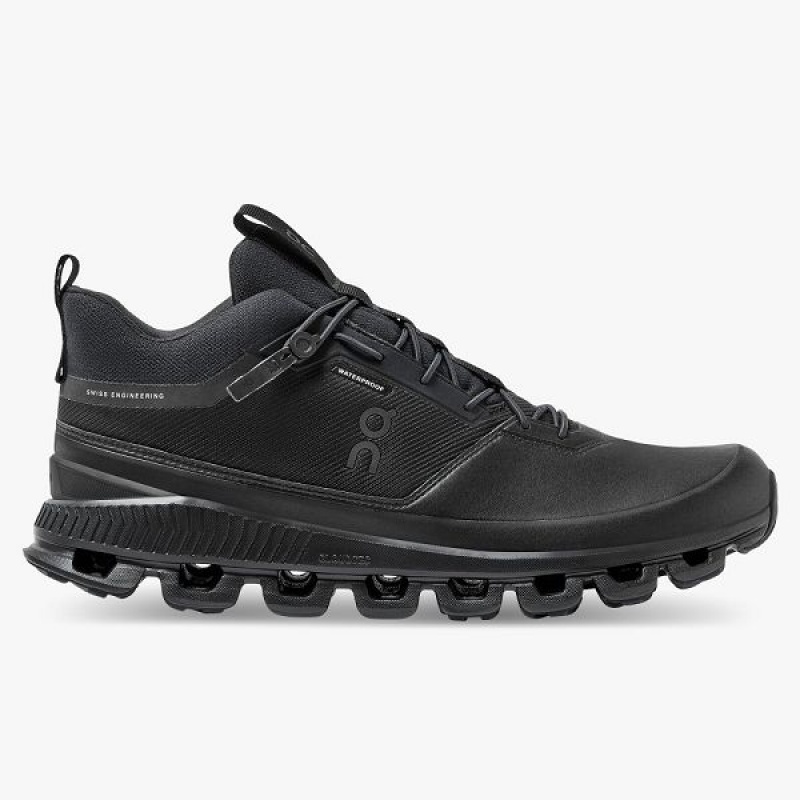 Black Men\'s On Running Cloud Hi Waterproof Sneakers | 461358_PH