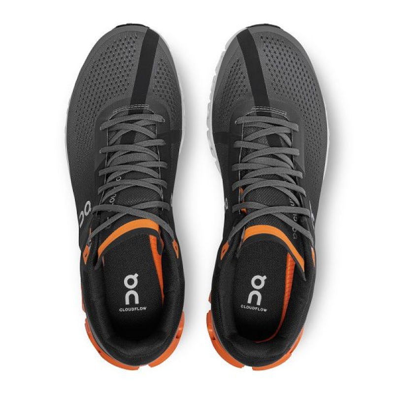 Black Men's On Running Cloudflow Road Running Shoes | 5967814_PH