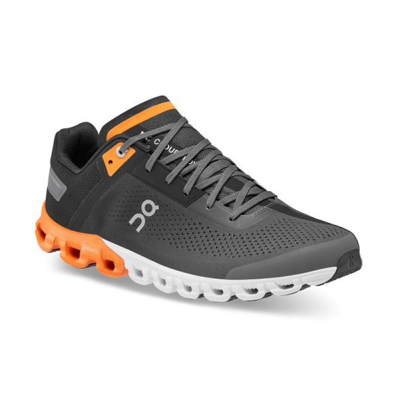 Black Men's On Running Cloudflow Road Running Shoes | 5967814_PH