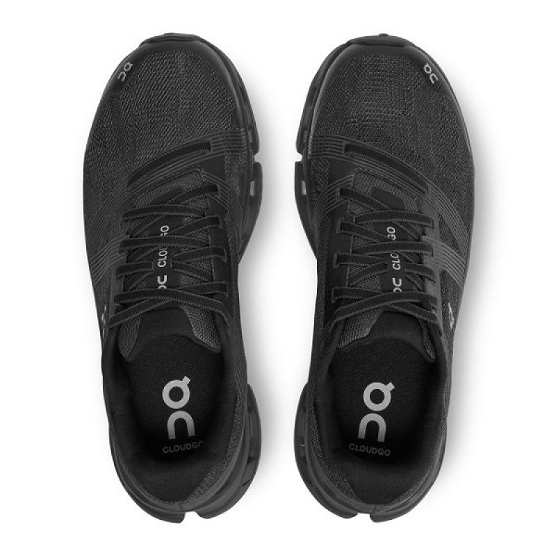 Black Men's On Running Cloudgo Wide Road Running Shoes | 4560918_PH