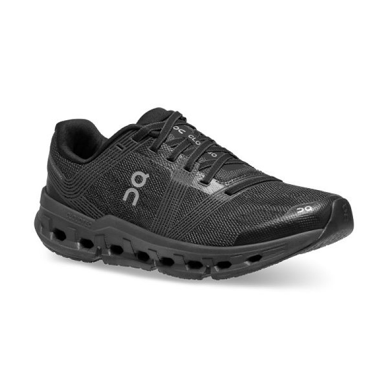 Black Men's On Running Cloudgo Wide Road Running Shoes | 4560918_PH