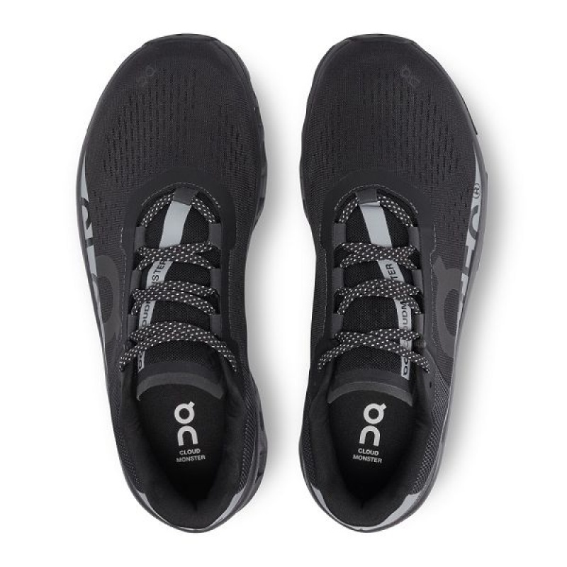 Black Men's On Running Cloudmonster Lumos Road Running Shoes | 8657923_PH