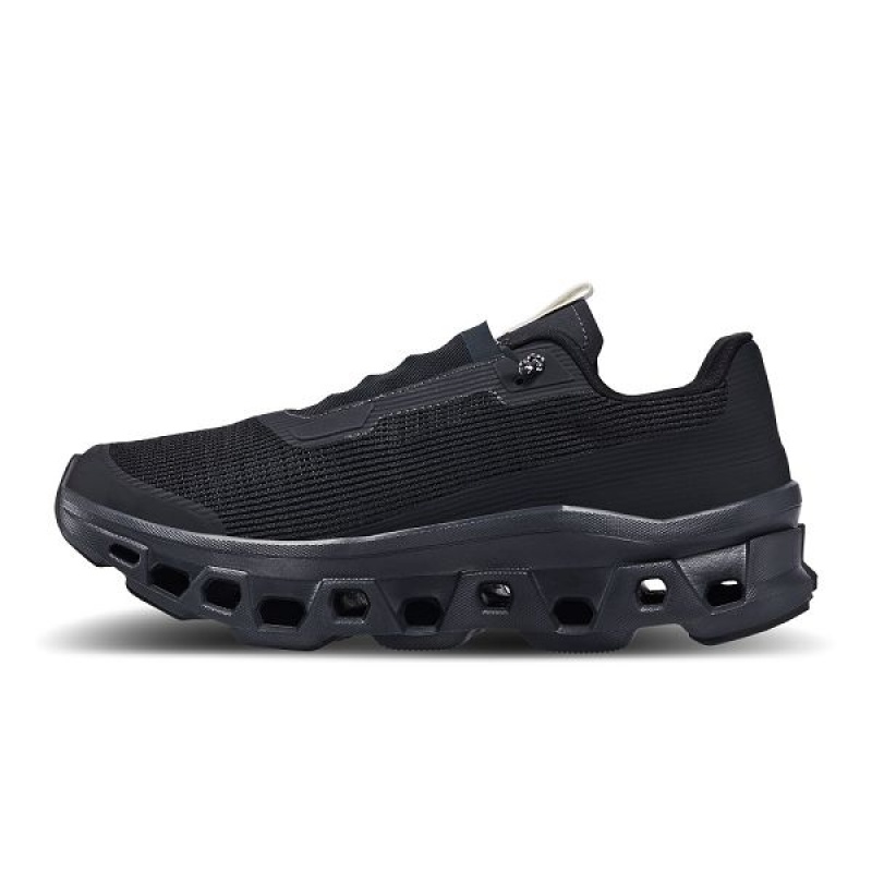 Black Men's On Running Cloudmonster Sensa Sneakers | 4175890_PH