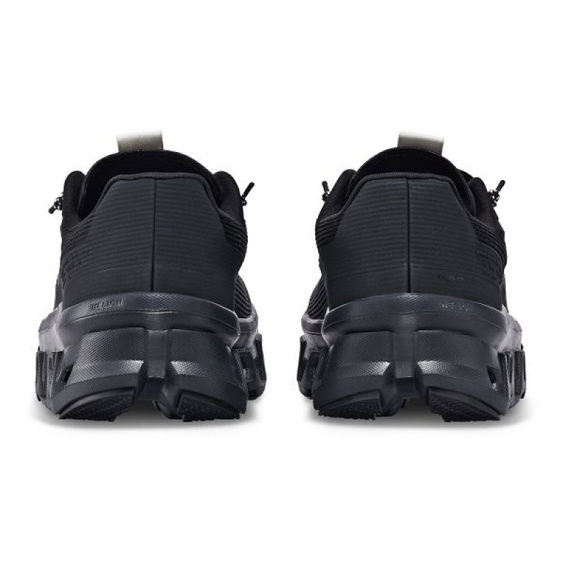 Black Men's On Running Cloudmonster Sensa Sneakers | 4175890_PH