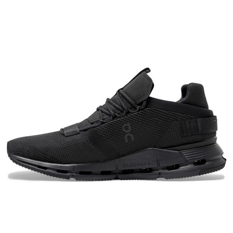 Black Men's On Running Cloudnova Sneakers | 4207136_PH