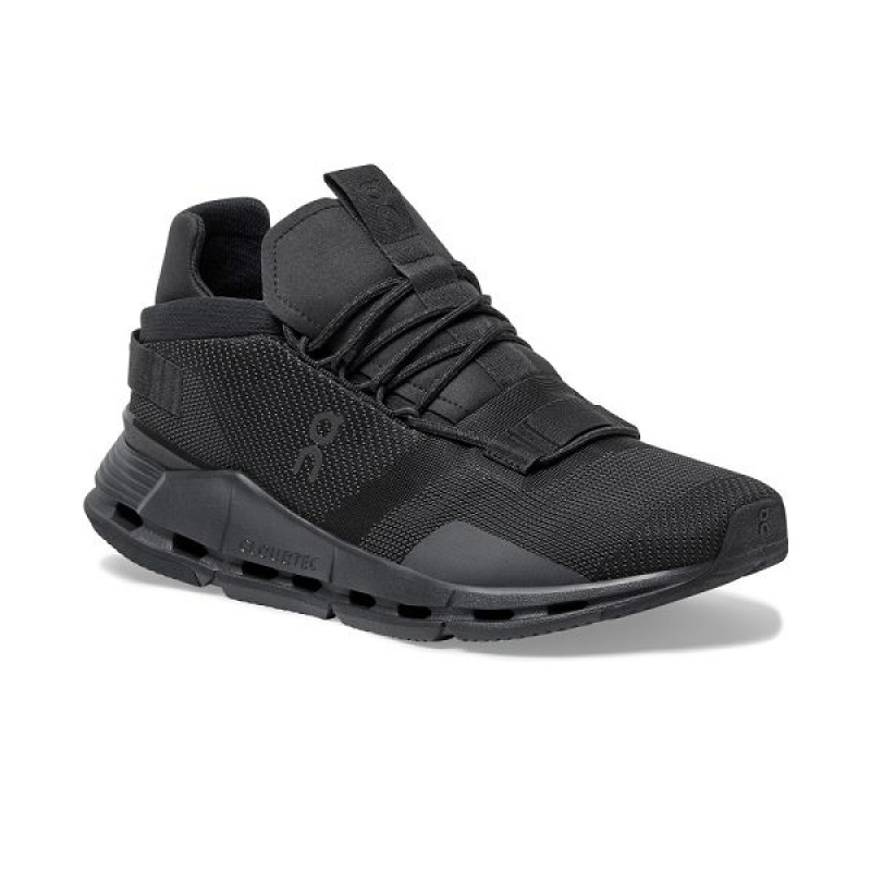 Black Men's On Running Cloudnova Sneakers | 4207136_PH