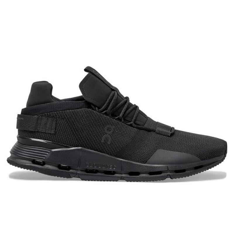 Black Men\'s On Running Cloudnova Sneakers | 4207136_PH