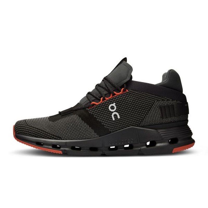 Black Men's On Running Cloudnova Sneakers | 375649_PH