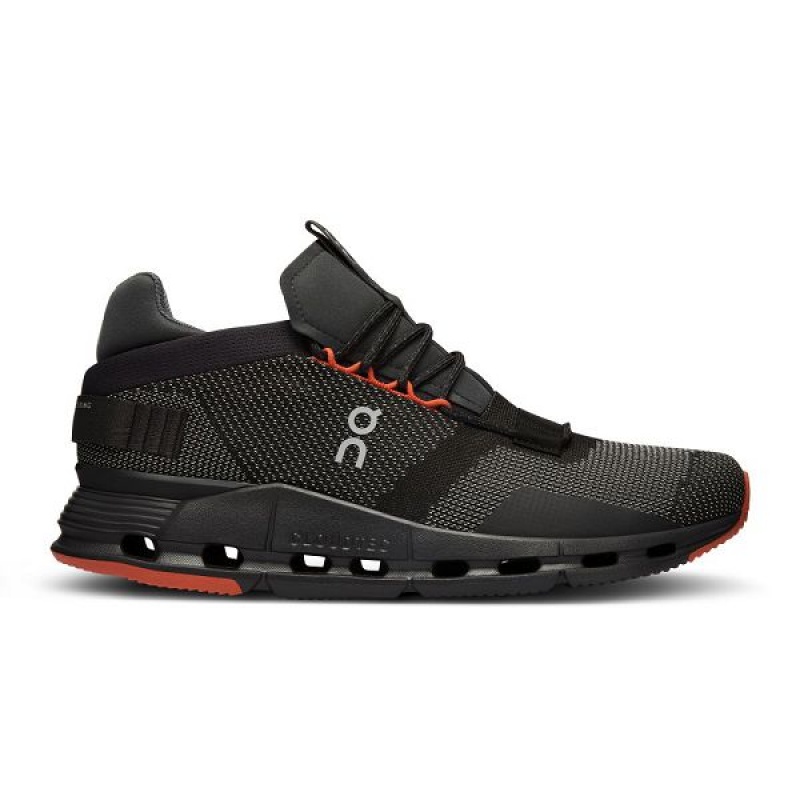 Black Men\'s On Running Cloudnova Sneakers | 375649_PH