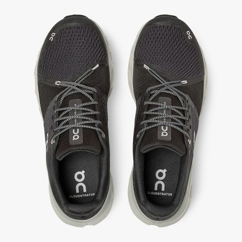 Black Men's On Running Cloudstratus 1 Road Running Shoes | 475398_PH