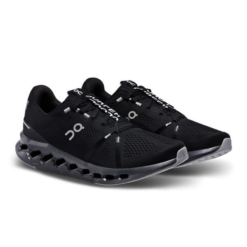 Black Men's On Running Cloudsurfer Road Running Shoes | 1408569_PH