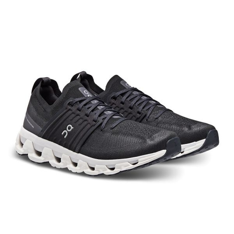 Black Men's On Running Cloudswift 3 Road Running Shoes | 1628053_PH