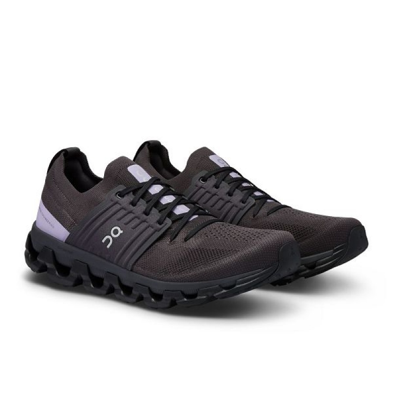 Black Men's On Running Cloudswift 3 Road Running Shoes | 4089157_PH