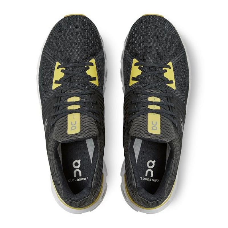 Black Men's On Running Cloudswift Road Running Shoes | 9302748_PH