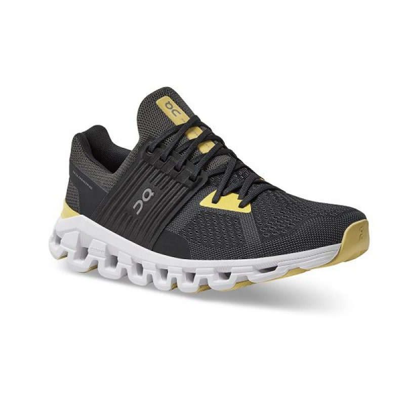 Black Men's On Running Cloudswift Road Running Shoes | 9302748_PH