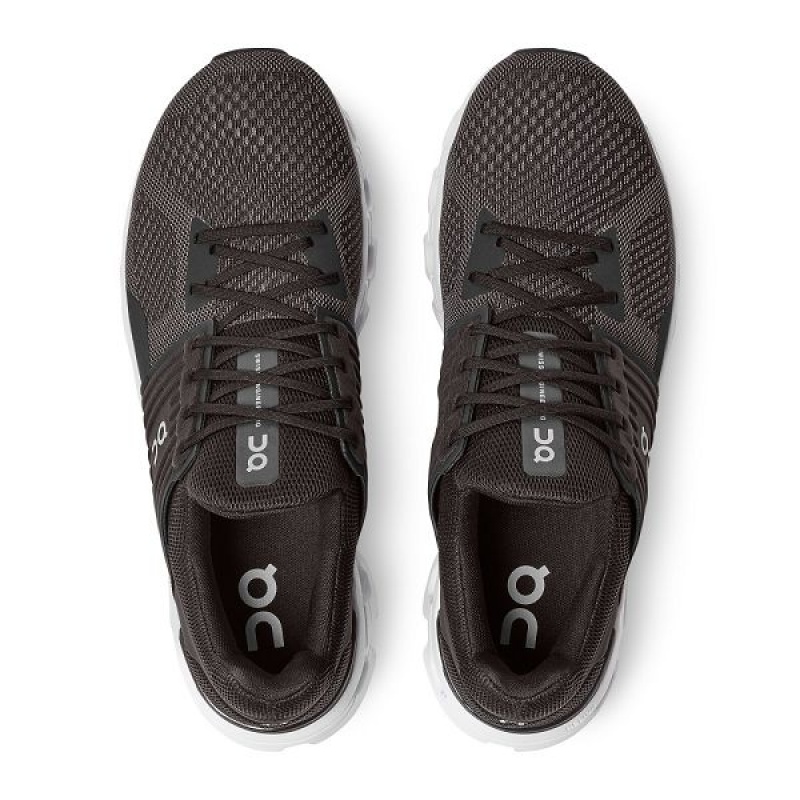 Black Men's On Running Cloudswift Road Running Shoes | 1479385_PH