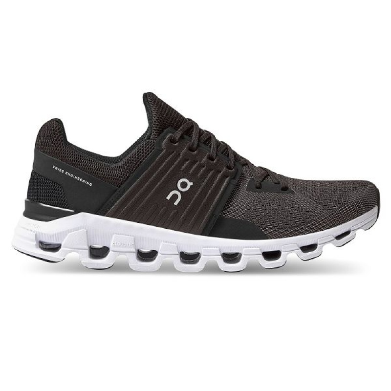 Black Men\'s On Running Cloudswift Road Running Shoes | 1479385_PH