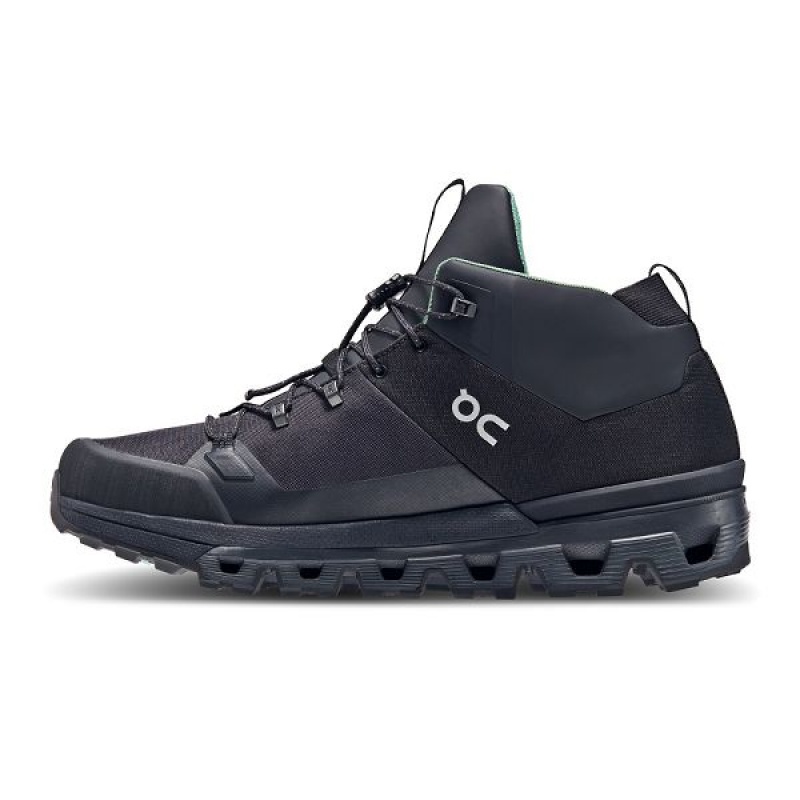 Black Men's On Running Cloudtrax Waterproof Hiking Boots | 1504293_PH