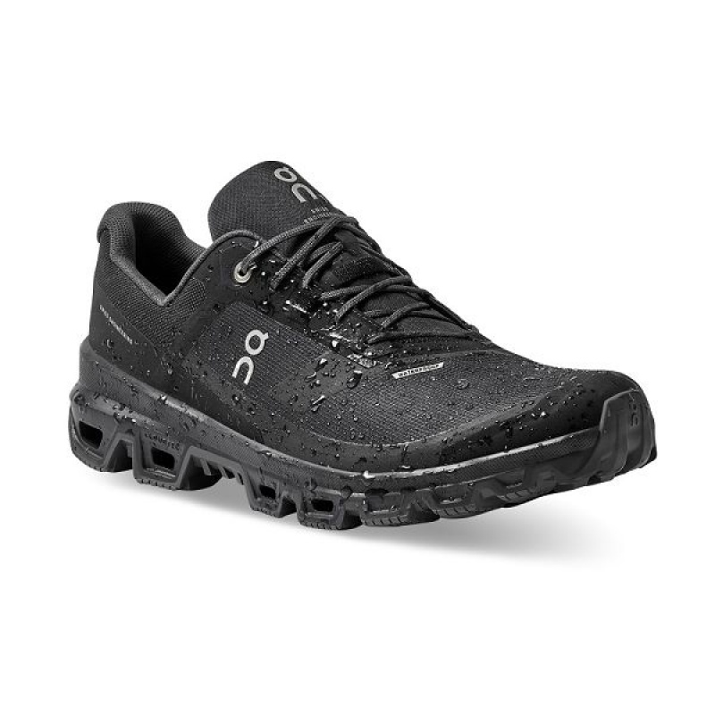 Black Men's On Running Cloudventure Waterproof 3 Trail Running Shoes | 865927_PH