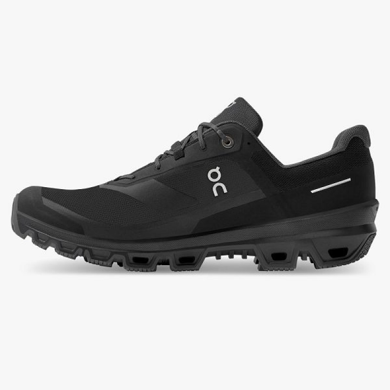 Black Men's On Running Cloudventure Waterproof 3 Hiking Shoes | 4790128_PH