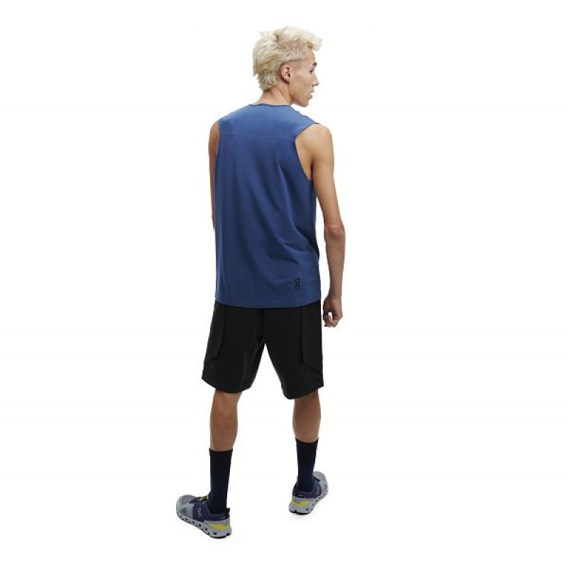 Black Men's On Running Movement Shorts | 2140638_PH