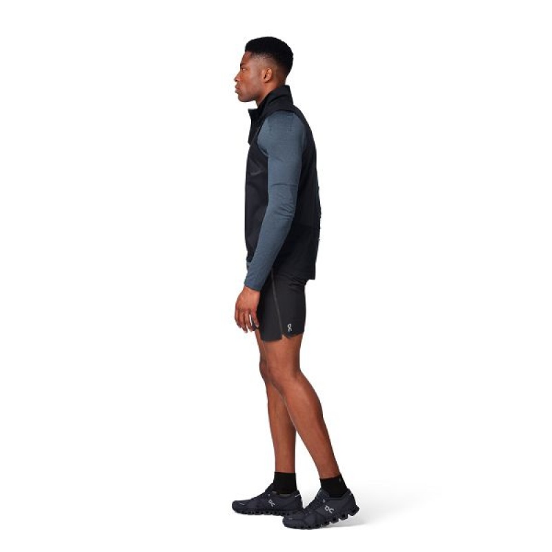 Black Men's On Running Weather Vest | 4892657_PH