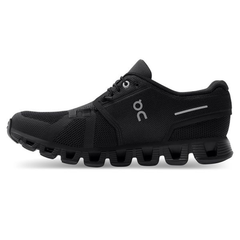 Black Women's On Running Cloud 5 Sneakers | 641357_PH