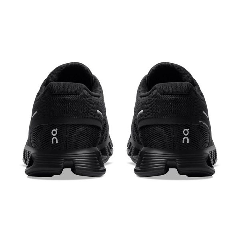 Black Women's On Running Cloud 5 Sneakers | 641357_PH