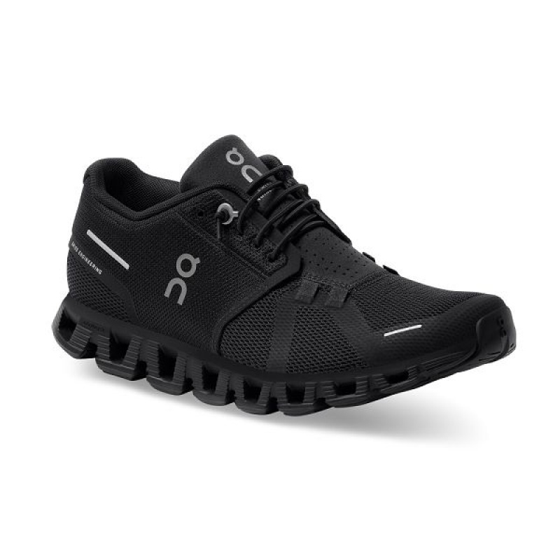 Black Women's On Running Cloud 5 Sneakers | 641357_PH