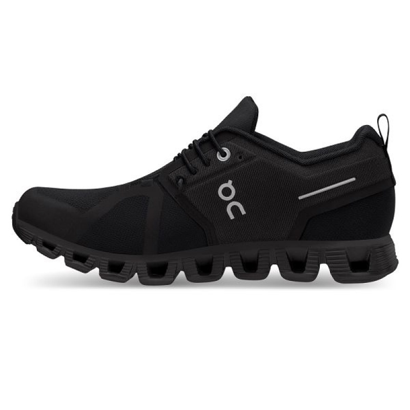 Black Women's On Running Cloud 5 Waterproof Sneakers | 8947601_PH