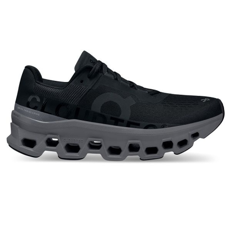 Black Women\'s On Running Cloudmonster Road Running Shoes | 8967421_PH