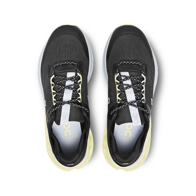 Black Women's On Running Cloudnova Flux Sneakers | 5768920_PH