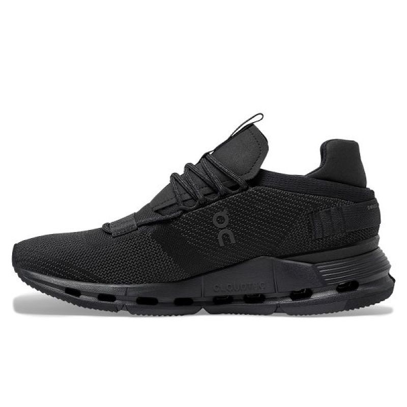 Black Women's On Running Cloudnova Sneakers | 1432850_PH