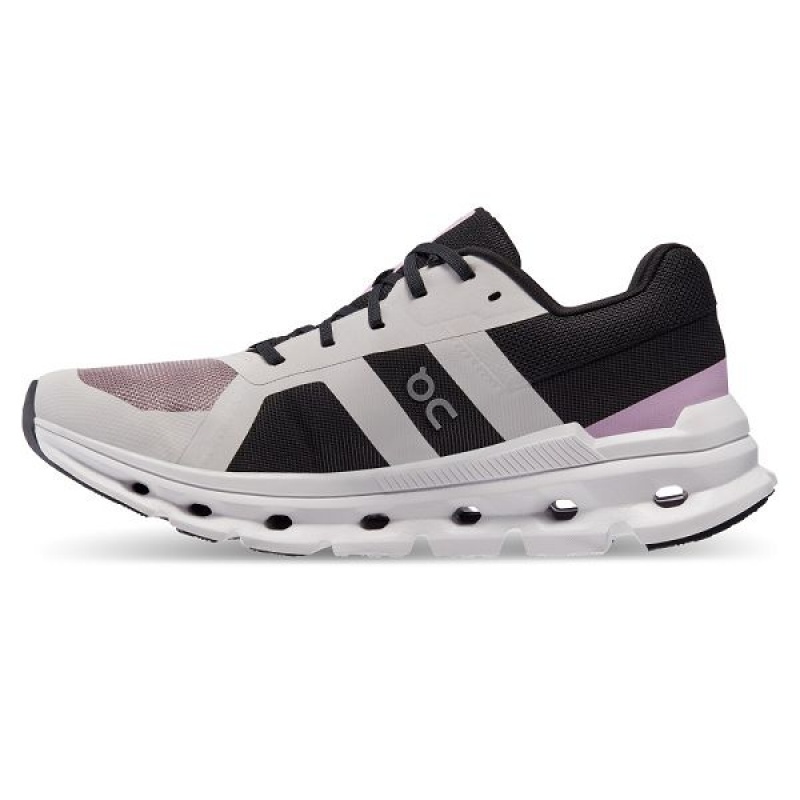 Black Women's On Running Cloudrunner Road Running Shoes | 9508734_PH