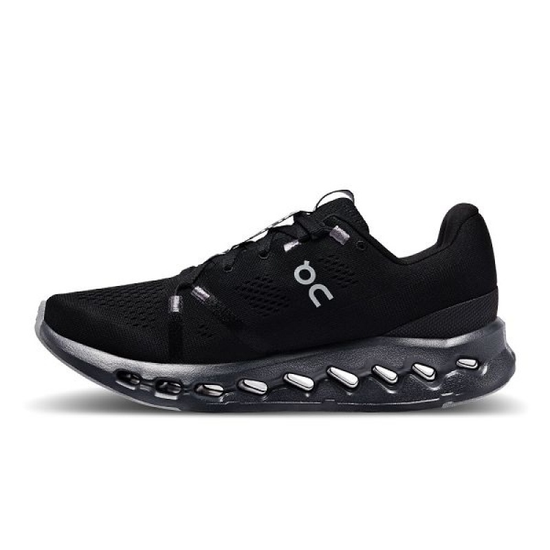 Black Women's On Running Cloudsurfer Road Running Shoes | 327849_PH