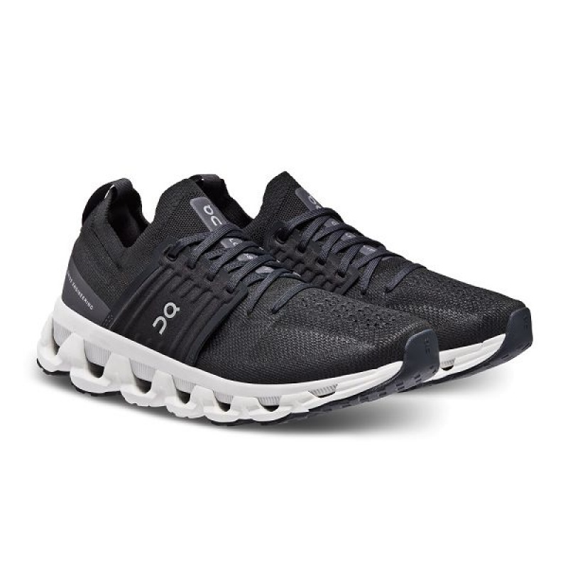 Black Women's On Running Cloudswift 3 Road Running Shoes | 3714209_PH