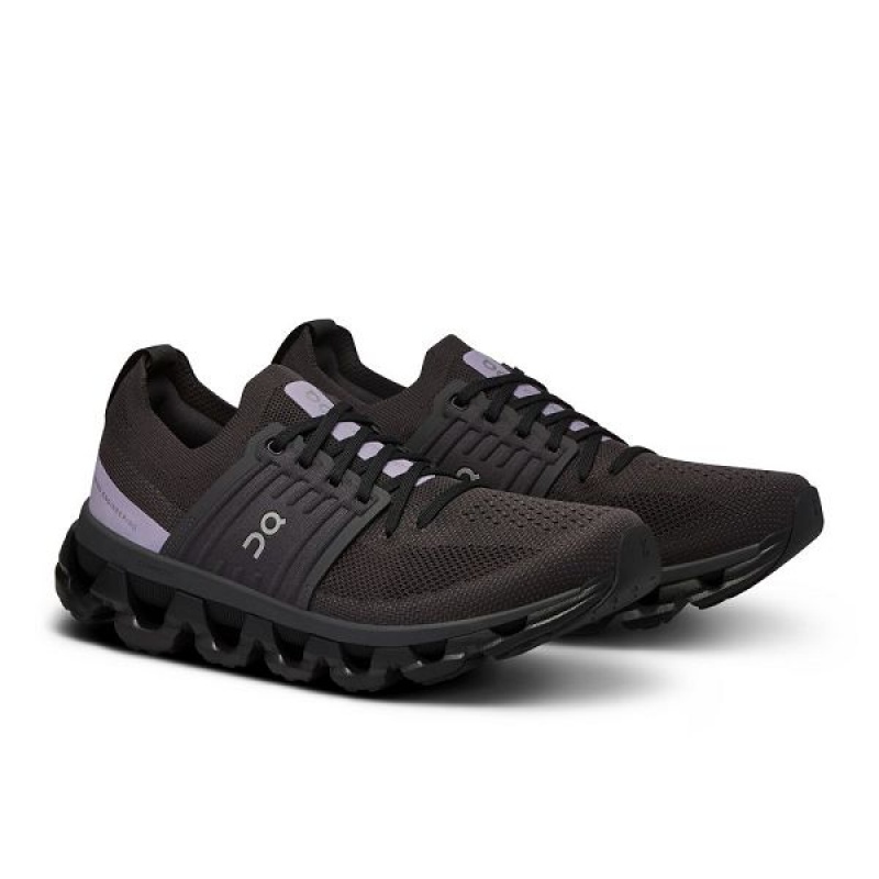 Black Women's On Running Cloudswift 3 Road Running Shoes | 3612804_PH