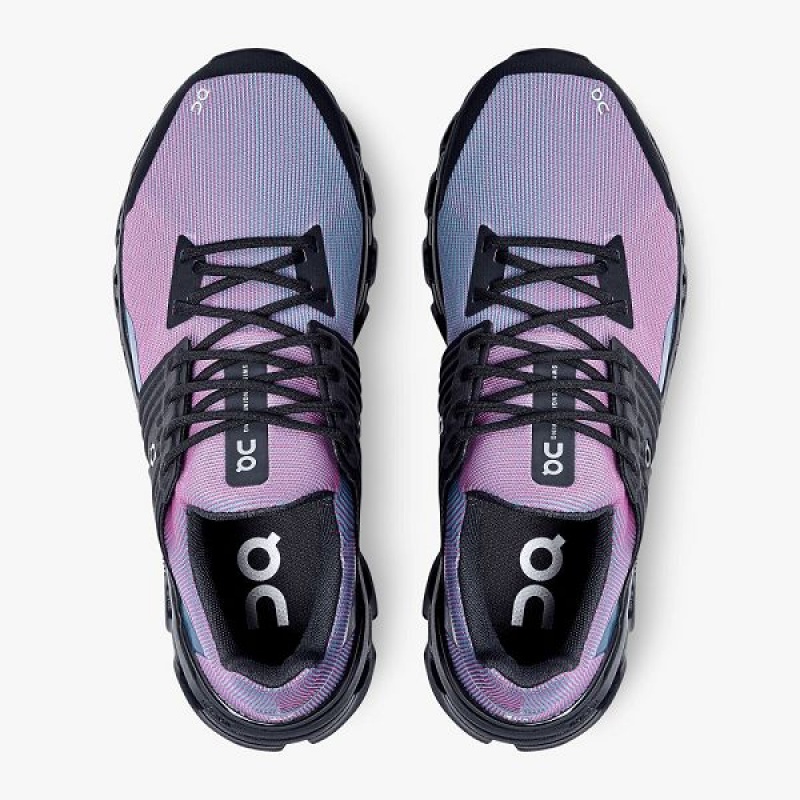 Black Women's On Running Cloudswift Edge Prism Road Running Shoes | 564973_PH