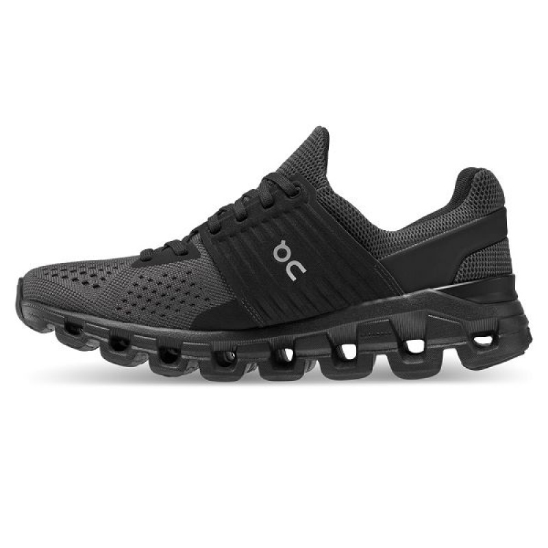 Black Women's On Running Cloudswift Road Running Shoes | 4271568_PH