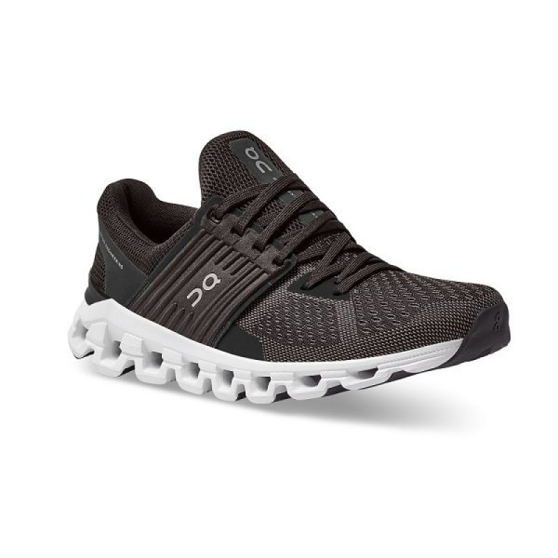 Black Women's On Running Cloudswift Road Running Shoes | 1627043_PH