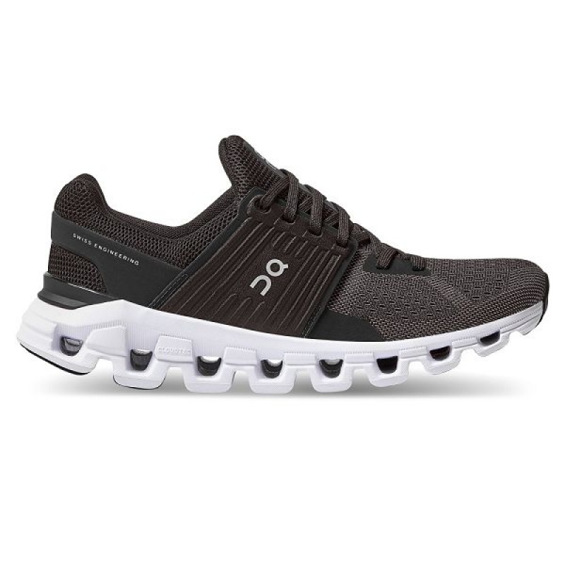 Black Women\'s On Running Cloudswift Road Running Shoes | 1627043_PH