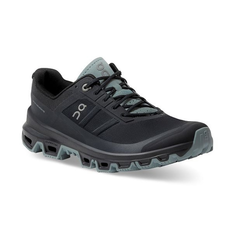 Black Women's On Running Cloudventure Hiking Shoes | 1968235_PH